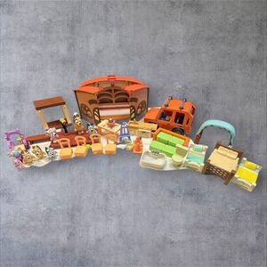 Bluey Playset Lot Figures Furniture House Accessories Vehicle Bundle